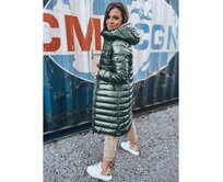 Dámská prošívaná zimní bunda LESSI zelená Zelená, S