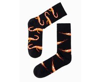 Pánské ponožky bílé U240-4 Černá, 39/42