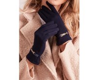 Dámské rukavice se sponou KARSYN tmavě modré Námořnická modrá, L/XL