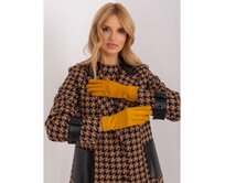 Dámské rukavice s hmatovou funkcí OSA tmavě žluté Žlutá, L/XL
