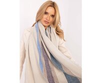 Béžová viskózová dámská zimní šála Béžová, Univerzální