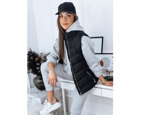 Dámská vesta prošívaná  MARIN černá Černá, S