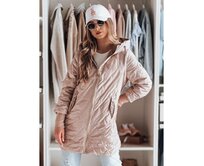 Dámská prošívaná přechodová bunda LIVIANA, růžová Růžová, S