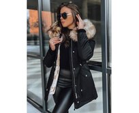 Dámská zimní bunda parka GARNET černá Černá, S