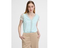 Světle modré dámské tričko s krátkým rukávem Světle modrá, XS