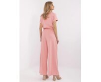 Broskvové teplákové kalhoty basic se záložkami Broskvová, Univerzální