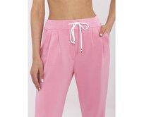 Růžové basic tepláky se záševky Růžová, Univerzální