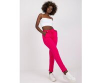 Fuchsiové kalhoty basic Approachable Růžová, S