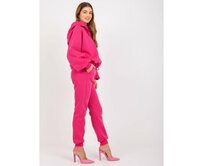 Fuchsiový dámský teplákový komplet basic s kalhotami Růžová, Univerzální