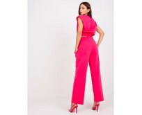 Fuchsiový basic set s kapsami RUE PARIS Růžová, L