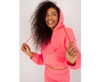 Fluo růžový basic teplákový komplet se sukní Emilie Růžová, Univerzální