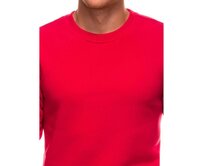 Pánská mikina EM-SSNZ-22FW-019 V7 - tmavě šedá melanžová Červená, L