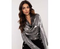 Stříbrná třpytivá společenská halenka Stříbrná, Univerzální