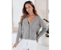 Dámský kardigan SORELIE šedý Břidlicová, S/M