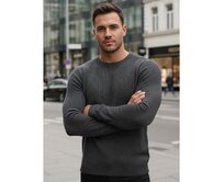 Pánský svetr, antracitový Břidlicová, S