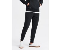 Pánské bavlněné tepláky joggers BASIC černé Černá, XL