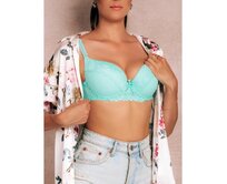 Push-up podprsenka ULR344 tyrkysová Tyrkysová, 36/80B