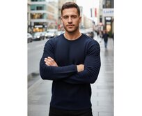 Pánský svetr, námořnicky modrý WX2297z Námořnická modrá, S