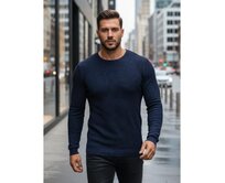 Pánský svetr tmavě modrý WX2296z Námořnická modrá, S