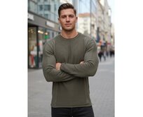 Pánský svetr khaki WX2310z Khaki, S