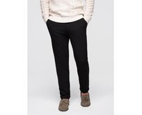 Pánské piké kalhoty s nastavitelným pasem – černé V2 OM-PACP-0283 Černá, S