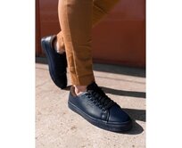 Pánské boty - tmavě modré T333 Námořnická modrá, 40