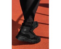 Pánské kotníkové tenisky s tvarovanou podrážkou - černé V1 OM-FOBO-0122 Černá, 40