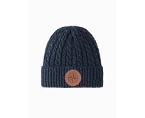 Pánská čepice s kulatou reliéfní nášivkou – tmavě modrá V2 OM-ACWH-0121 Námořnická modrá, Univerzální