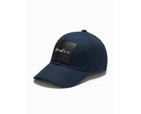 Pánská baseballová čepice s velkou nášivkou – tmavě modrá V3 OM-ACCS-0101 Námořnická modrá, Univerzální