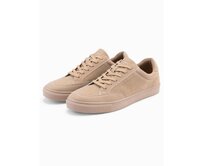 Jednobarevné pánské boty ve streetwearovém stylu – pískové V1 OM-FOTL-0183 Písková, 40