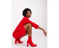 Dámské šaty s kapsami SALOU červené Červená, S/M