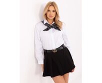 Bílá klasická dámská košile s límečkem Bílá, Univerzální