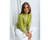Dámský svetr ALCAMO světle zelený Světle zelená, Univerzální