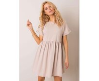 Dámské šaty Dita RUE PARIS béžové Béžová, XL