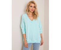 Dámská mikina Sally RUE PARIS mátově zelená Mátová, S/M