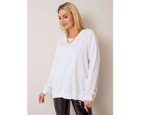 Dámská mikina Leila RUE PARIS bílá Bílá, S/M