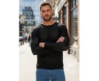 Pánský svetr černý Černá, S