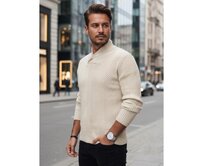 Pánský svetr béžový Béžová, M