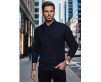 Pánský svetr tmavě modrý Námořnická modrá, M