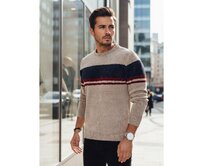 Pánský svetr hnědý Hnědá, M