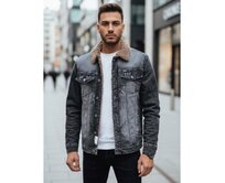 Pánská zimní bunda s podšívkou, černá Černá, S