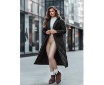 Dámská zimní bunda WARMISSA prošívaná černá Černá, S