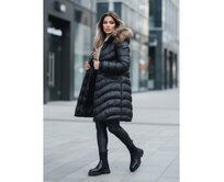 Dámská zimní bunda GLAMOUR FUSION černá Černá, S