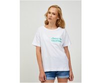 Bílé tričko Bílá, L