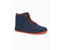 Pánské izolované kotníkové tenisky - tmavě modré V3 OM-FOSH-0123 Námořnická modrá, 40