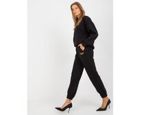 Dámská souprava s mikinou s nápisem BELLA černá Černá, Univerzální