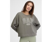 Mikina s logem oversize Zelená, XS