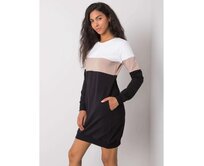 Dámské šaty Feliciana RUE PARIS černobílé Vícebarevný, S