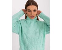 Dámský svetr s rolákem HINA mátový Mátová, Univerzální