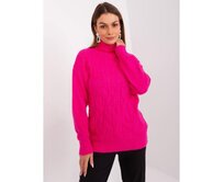 Světle modrý dámský svetr se zavazováním na zádech Růžová, Univerzální